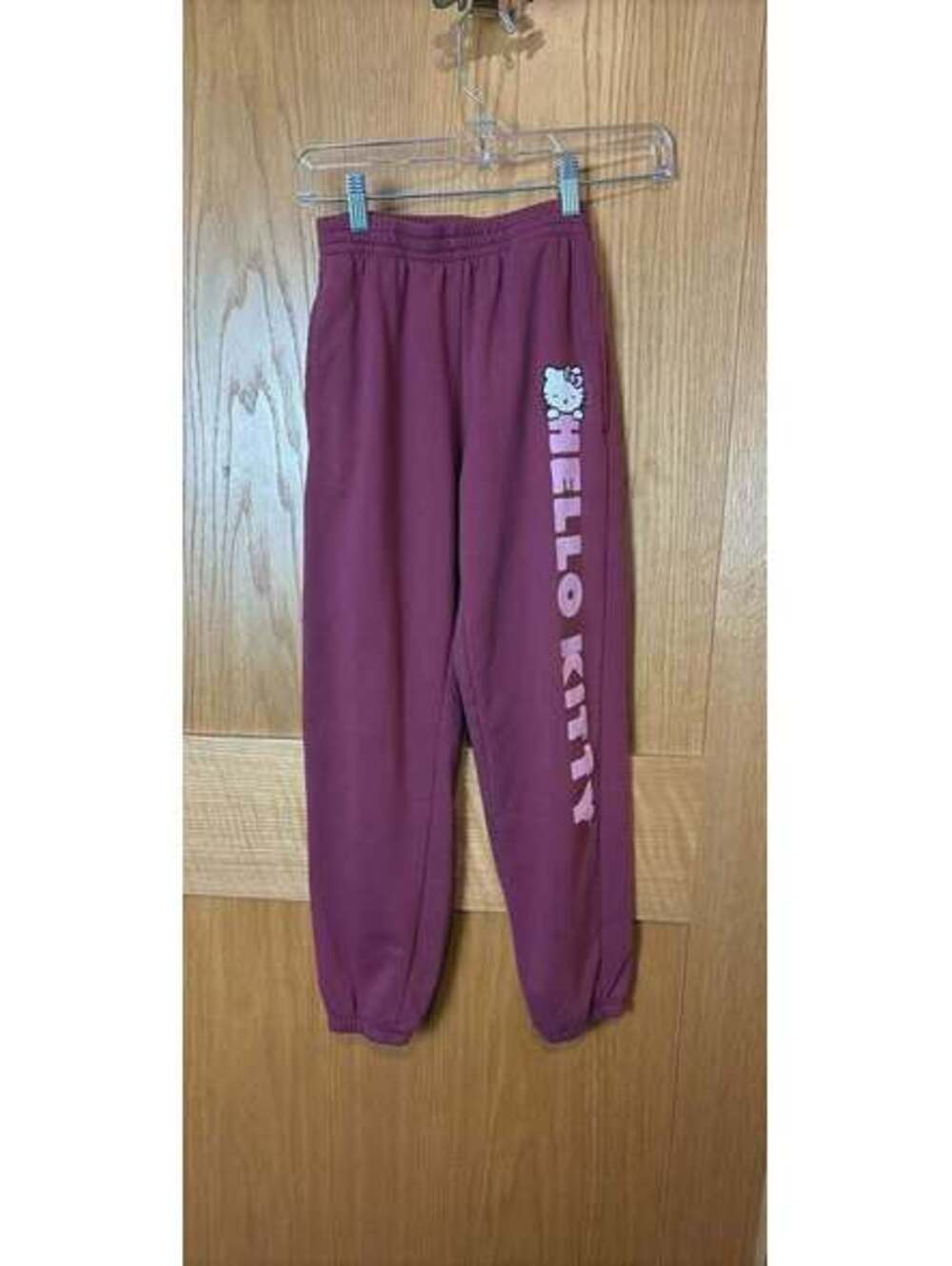 Hello Kitty by Sanrio Sweatpants XS Maroon